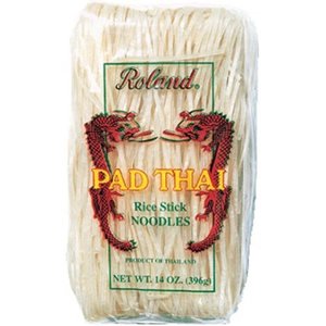 Roland Pad Thai Rice Stick Noodles Package 14 OZ (Pack of 3)