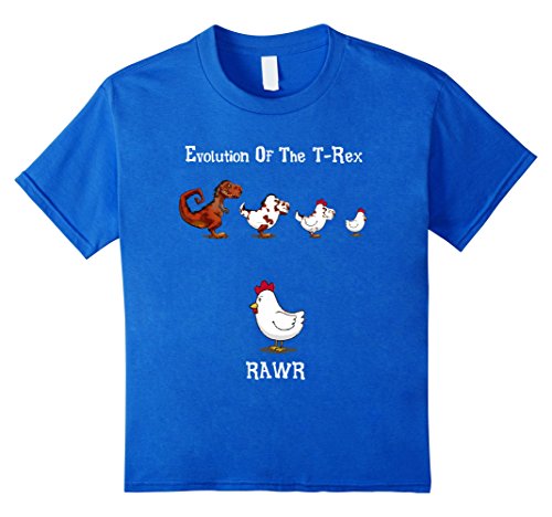 Evolution Of The T-Rex Rawr Funny Cute Dinosaur T-Shirt