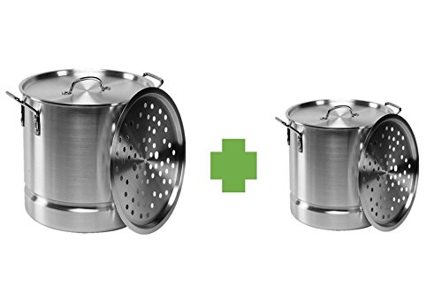 Algopix Similar Product 3 - Aluminum Tamale  Steamer Set  32