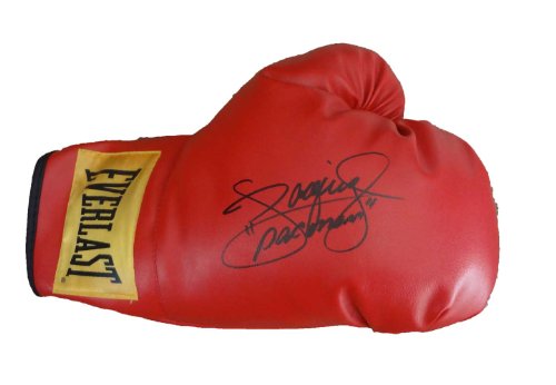 

Manny "Pacman" Pacquiao Autographed Everlast Boxing Glove W/PROOF, Picture of Manny Signing For Us, Pound for Pound Best Fighter, World Champion, Fighter of the Year