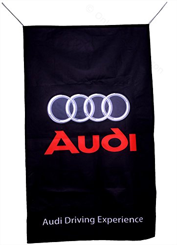 AUDI FLAG BANNER VERTICAL 5 X 3 ft
