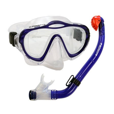 PROMATE Junior Snorkeling Scuba Diving PURGE Mask DRY Snorkel Set for kids/ SCS0033