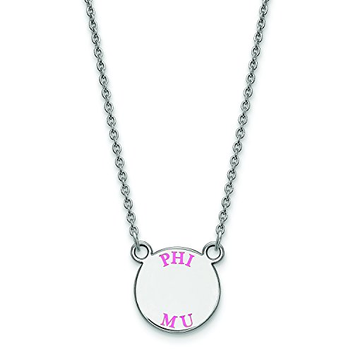 Algopix Similar Product 11 - LogoArt Phi Mu Extra Small Enameled