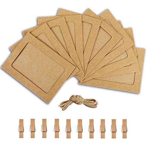 Algopix Similar Product 12 - Paper Photo Frame 4x6 Kraft Paper