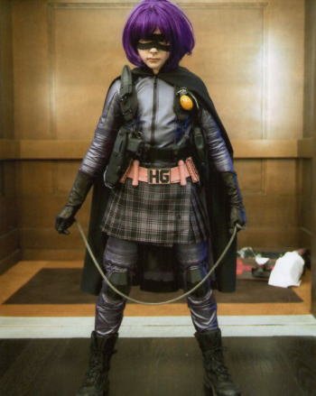 ブロマイド写真★『キック・アス』クロエ・グレース・モレッツ/フル装備のヒットガール