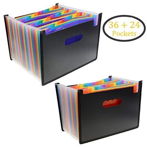 Algopix Similar Product 6 - Multicolored Expanding Files Folder24