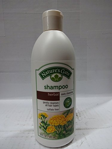 Nature's Gate Daily Cleansing Shampoo for All Hair Types, Herbal, (18 fl oz) (532 ml)