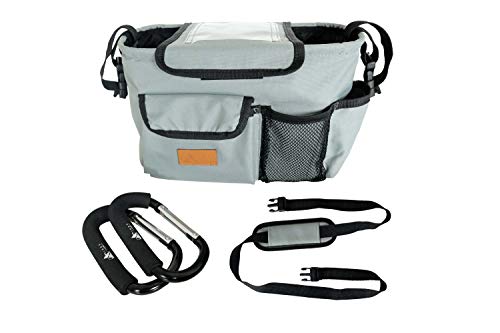 Algopix Similar Product 1 - Stroller Organizer  Padded Hooks 
