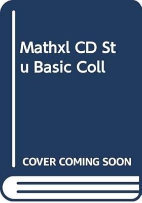 Mathxl CD Stu Basic Coll