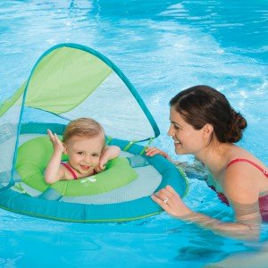 

Swimways Baby Spring Float Canopy Whale - Solid