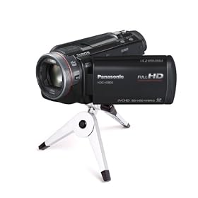 Portable Light Mini Tripod For Panasonic HDC-HS900, HDC-TM900 Camcorder By DURAGADGET