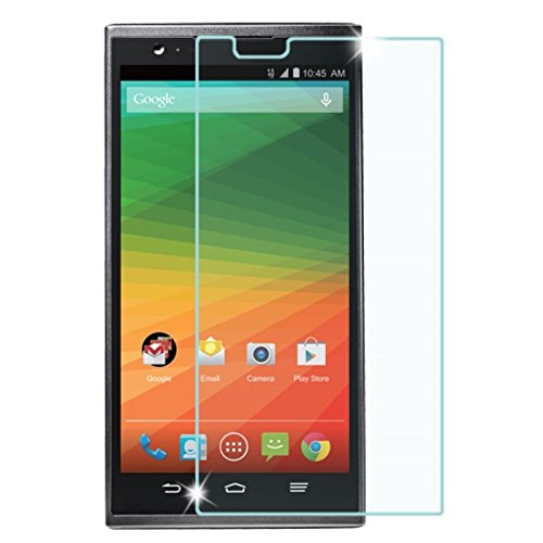 MyBat ZTE Z970 (ZMAX) Tempered Glass Screen Protector II) Advanced - Retail Packaging - Clear
