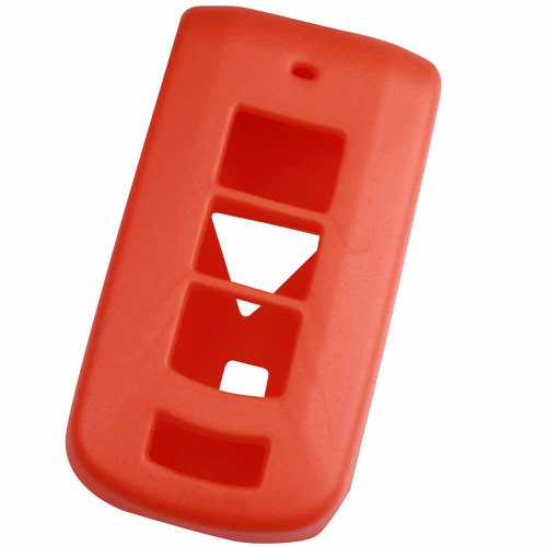 KeyGuardz Orange Rubber Keyless Entry Remote Smart Key Fob Skin Cover Protector