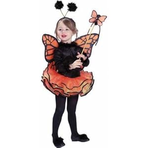 Child's Costume, Orange Butterfly Costume