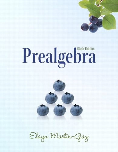 Prealgebra by Elayn Martin-Gay
