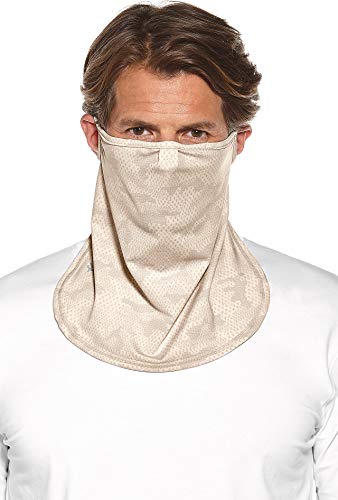 Algopix Similar Product 7 - Coolibar UPF 50 Unisex UV Face Mask 