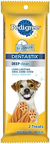 PEDIGREE DENTASTIX Deep Clean Original Small/Medium Treats for Dogs - 4.59 oz. 2 Count (Pack of 9)