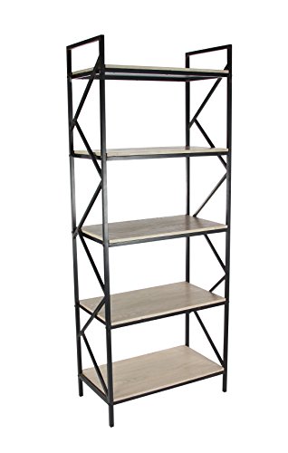 Algopix Similar Product 14 - Benzara Classy Metal Wood Shelf
