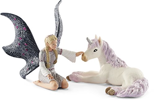 Schleich Landariel with Unicorn foal