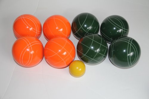 

Premium Quality Epco Tournament Set - 110mm Orange and Green Bocce Balls - No BAG Option [Toy]