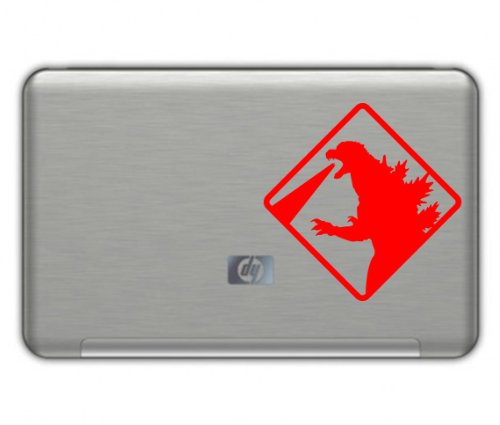 Beware of GODZILLA Decal 4
