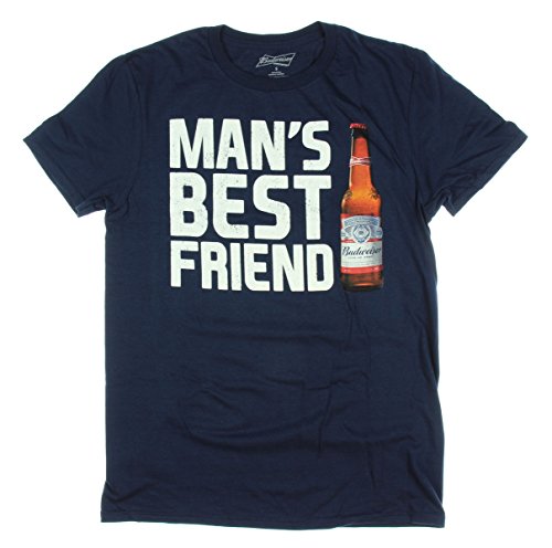 Budweiser Beer Man's Best Friend Graphic T-Shirt