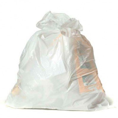 

40-45 Gallon Trash Bags, 0.7 Mil, 40"W x 46"H, White, 100 / Case