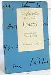 Les Plus belles lettres de Lyautey