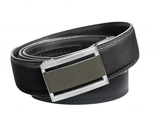 EazyBelt 2.0 Manhattan Buckle with Automatic Ratchet Leather Belt
