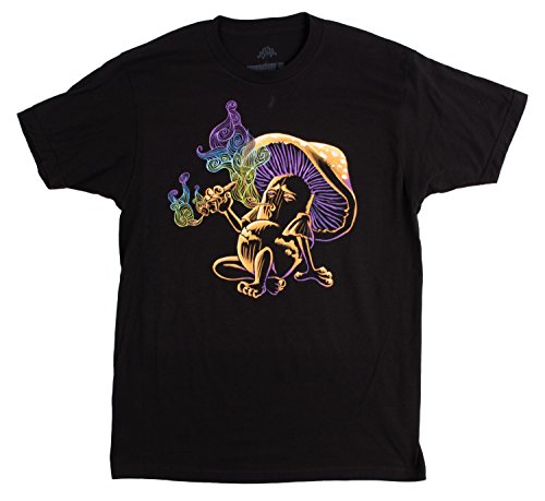 Psychedelic Magic Mushroom Smoking a Human | LSD, Drug Culture Unisex T-shirt