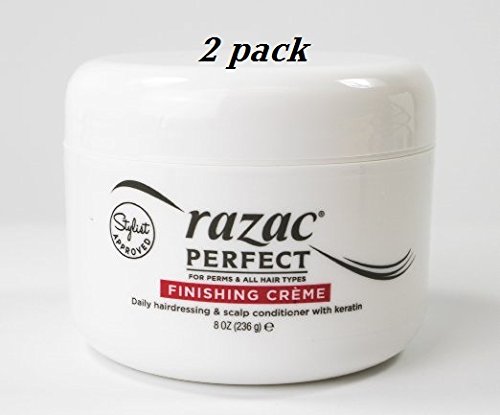 Razac Perfect for Perm Finishing Creme 8oz (Pack of 2) (w/Nail File)