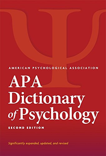 APA Dictionary of Psychology by American Psychological Association
