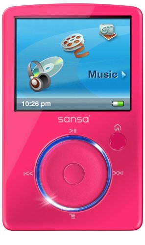 冷门白菜播放器： SanDisk 闪迪 Sansa Fuze MP3播放器
