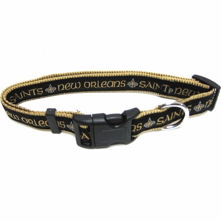 

Pets First New Orleans Saints NFL Team Pet Dog Sports Collar - Small