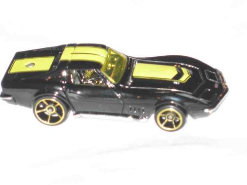

2008 Mystery Car Series 1969 Corvette Black With FTE Wheels Collectibles Collector Car 2008 Hot Wheels