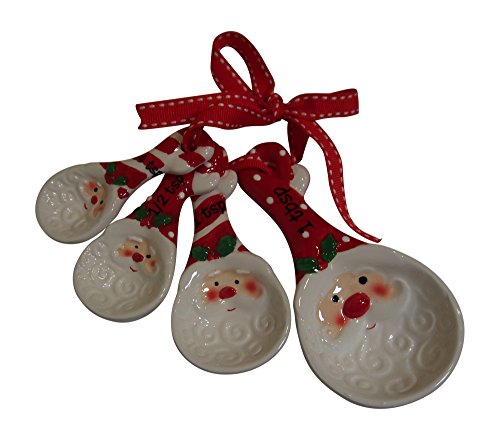 Algopix Similar Product 8 - Santa Measuring Spoons