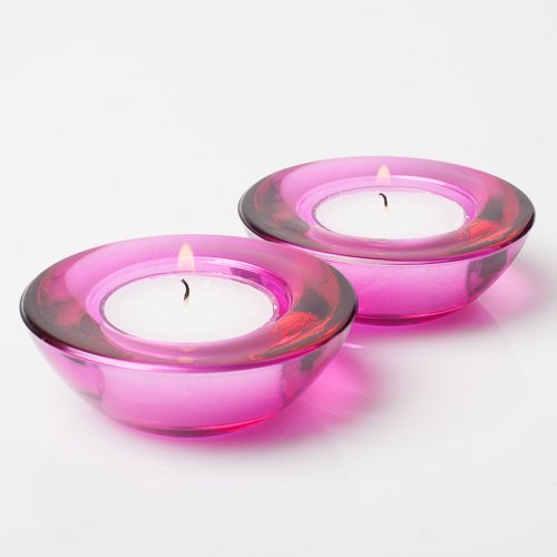 Algopix Similar Product 20 - Eastland Chunky Tealight Holder Pink