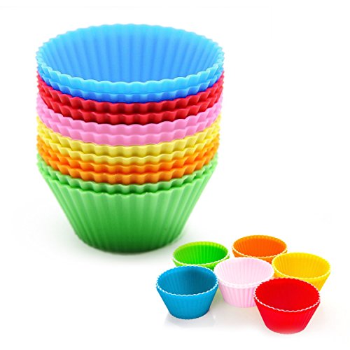 Rainbow baking cups 1 set with 6colors
