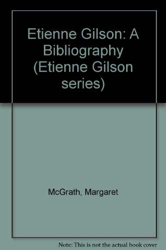 Algopix Similar Product 1 - Etienne Gilson A Bibliography Etienne