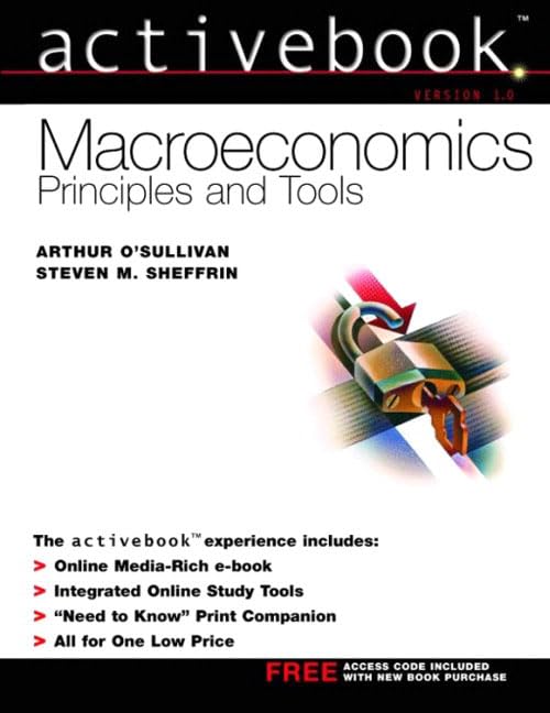 ActiveBook, Macroeconomics (3rd Edition) by Arthur O'Sullivan