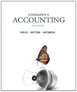 Horngren's Accounting by Tracie L. Miller-Nobles