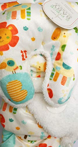 Algopix Similar Product 9 - Boys Baby Blanket with Travel Pillow