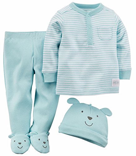 Carter's Baby Boys' 3 Piece Footed Set (Baby)