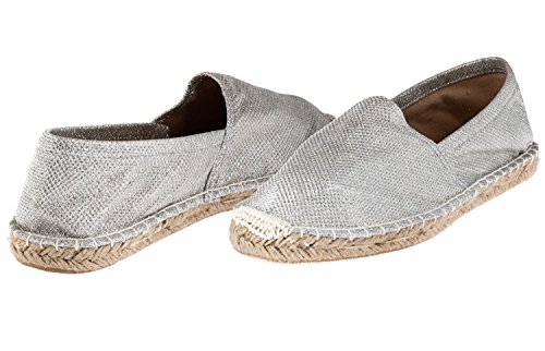 Chatties Ladies Metallic Mesh Espadrilles (See More Sizes / Colors)