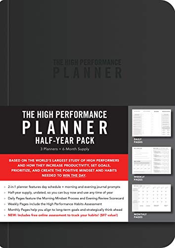 Algopix Similar Product 6 - The High Performance Planner HalfYear