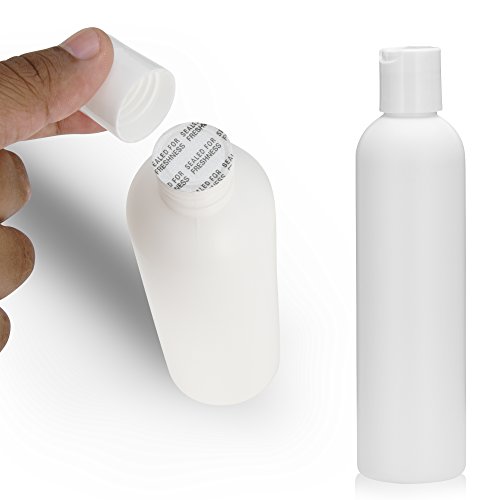 Algopix Similar Product 2 - 25pcs Empty White HDPE Bottle 8oz 