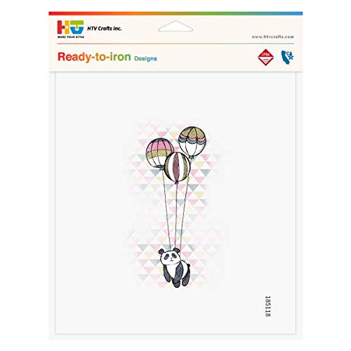 Algopix Similar Product 17 - Iron On Designs 8.5"x7.5" (Panda)