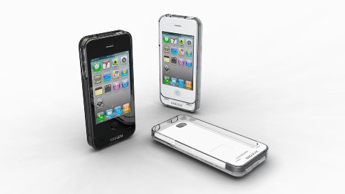 EXOGEAR iPhone4用バッテリージャケット exolife ブラック E125