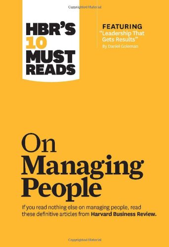 HBR's 10 Must Reads on Managing People by Harvard Business Review