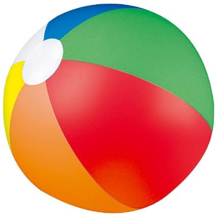 wasserball - strandball - regenbogenfarben - durchmesser ca.
